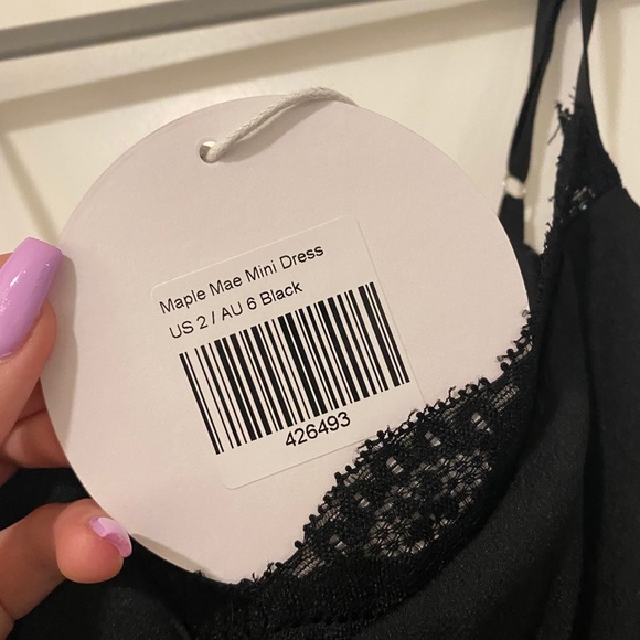 PRINCESS POLLY NWT maple mae lace mini dress - Picture 3 of 4